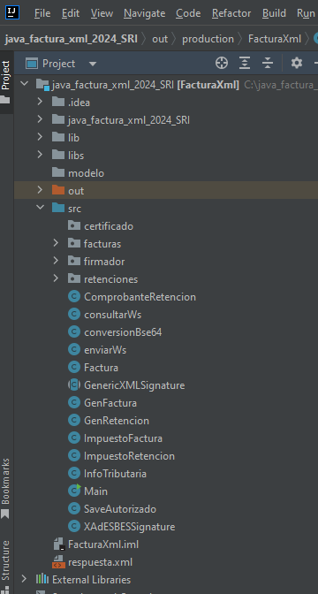 KIT FACTURARICON ELECTRONICA JAVA SRI ECUADOR XADES BES